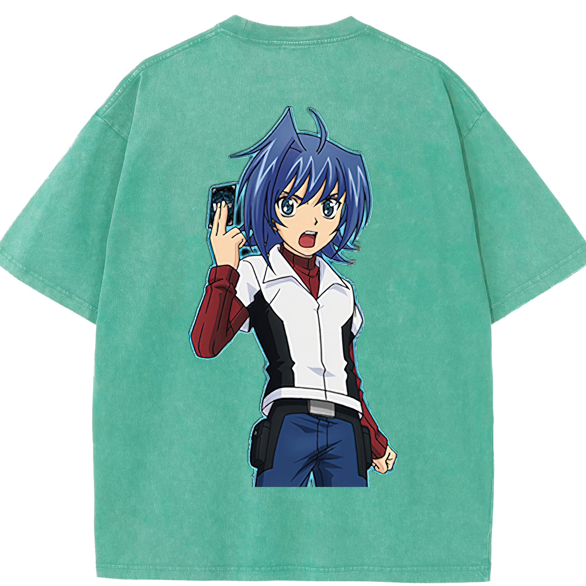 （画像用） 遊☆戯☆王 Yu-Gi-Oh! 綿100% ヴィンテージ風 半袖Tシャツ（背面プリント）